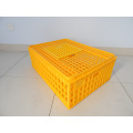 New design plastic chicken box chicken transport crate poultry cage